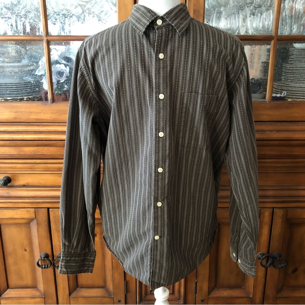 EUC Structure Men's Striped Shirt
